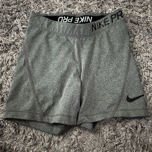 Nike Gray Athletic Shorts with Classic Cut